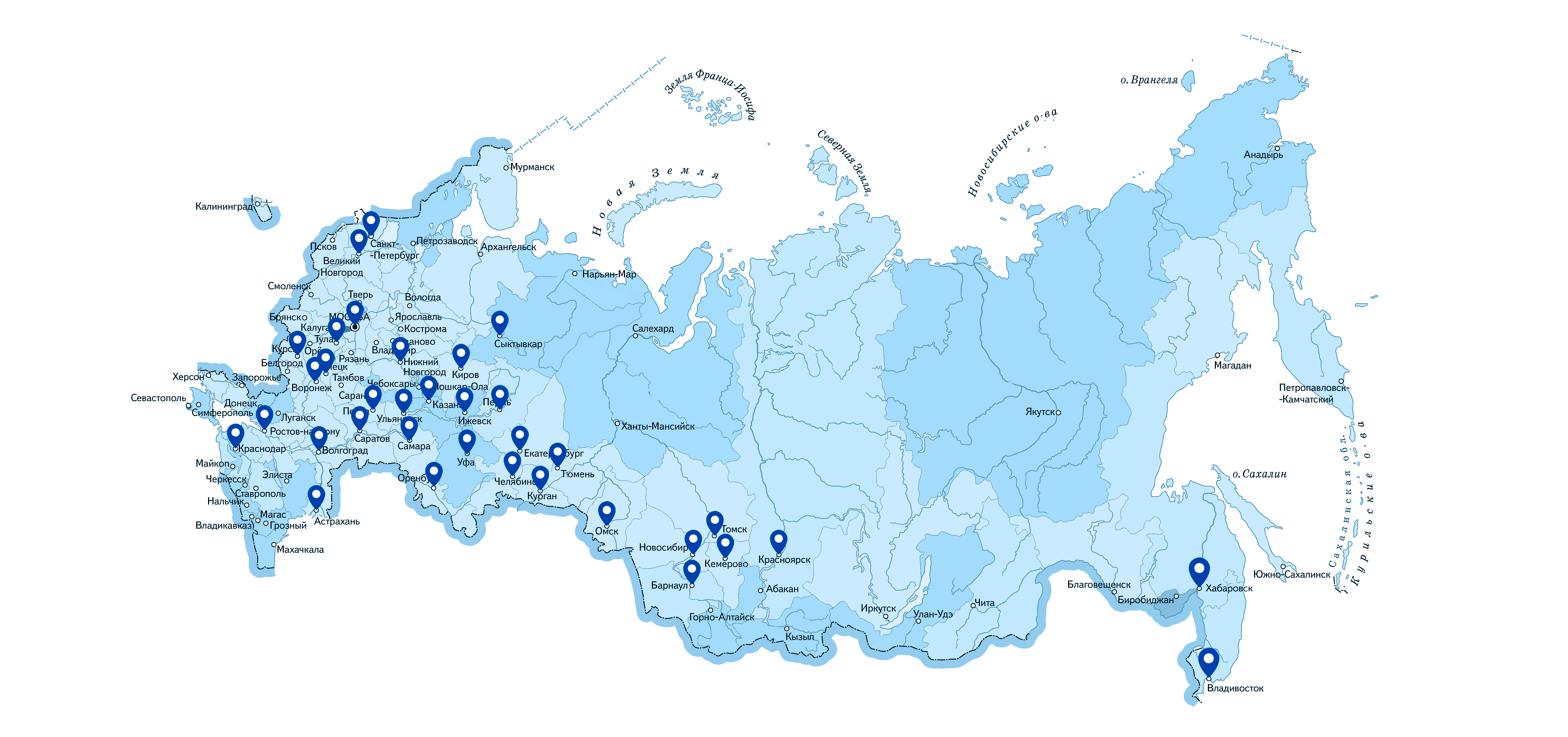 Карта расположения